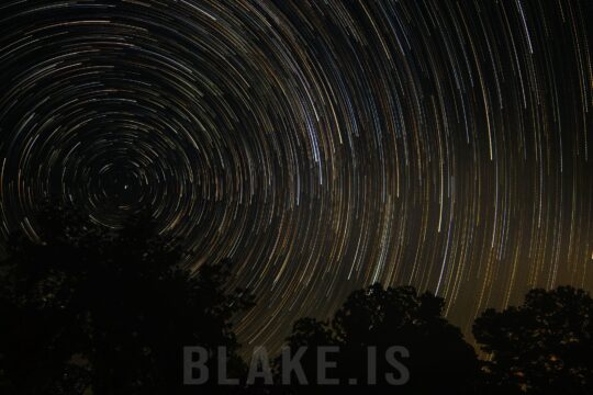 star trails